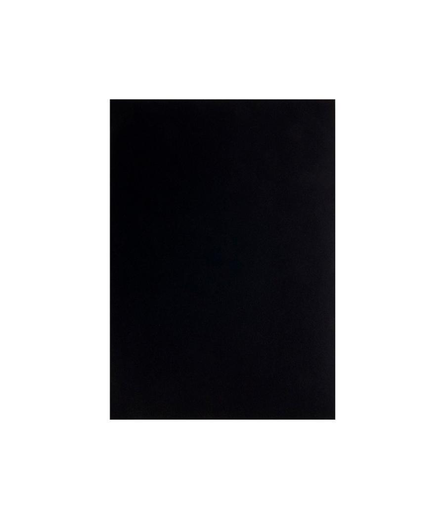 Cartulina liderpapel a4 180g/m2 negro paquete de 100 hojas