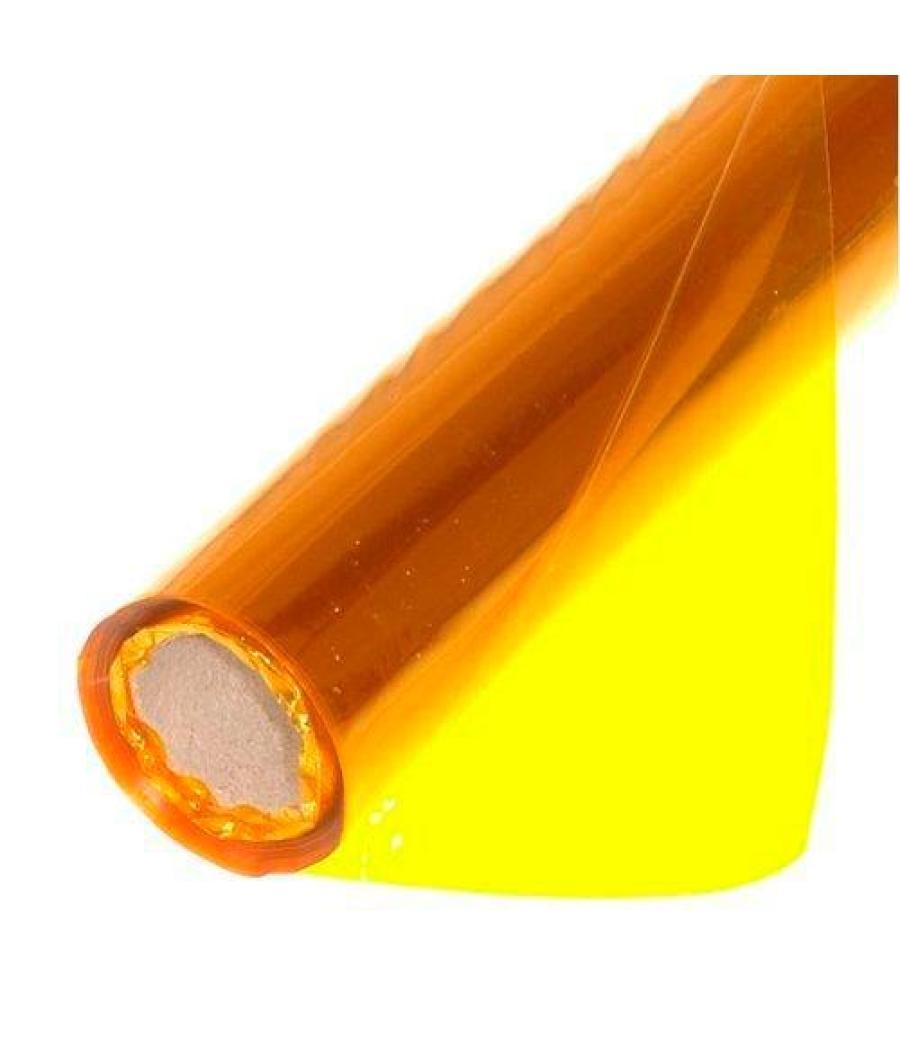 Sadipal papel celofán pliegos microperforado rollo 25h 50x65cm amarillo