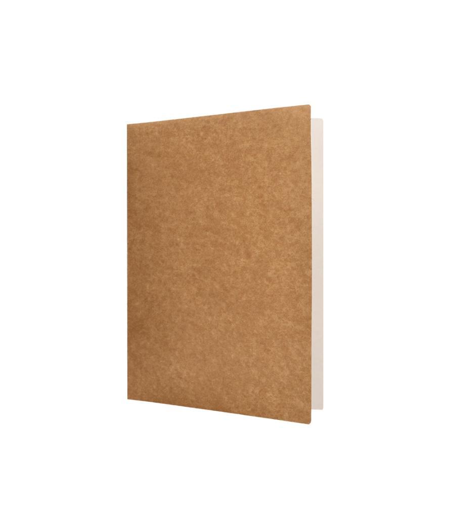 Subcarpeta liderpapel folio kraft interior blanco 240g/m2