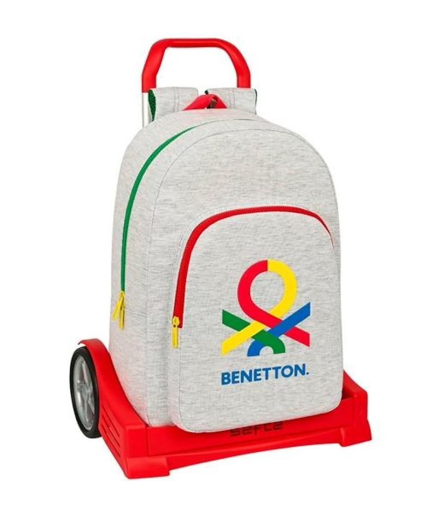 Safta mochila 876 + carro evolution benetton "pop"