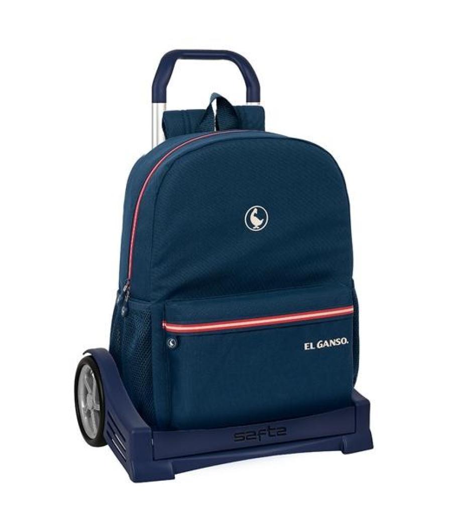 Safta mochila 754+carro evolution el ganso "classic" 19,25l azul