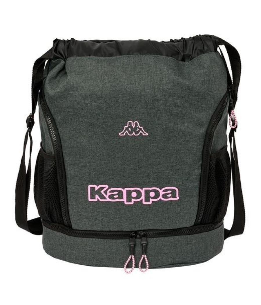 Safta saco mochila ajustable 21,93l kappa "silver pink"