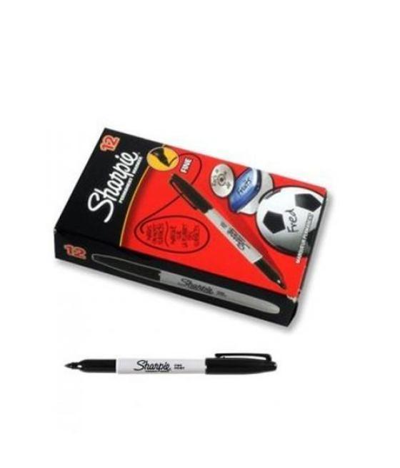 Sharpie marcador permanente fine punta redonda 0.9mm negro