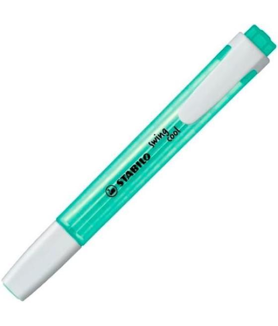 Stabilo marcador fluorescente swing cool turquesa caja 10 ud
