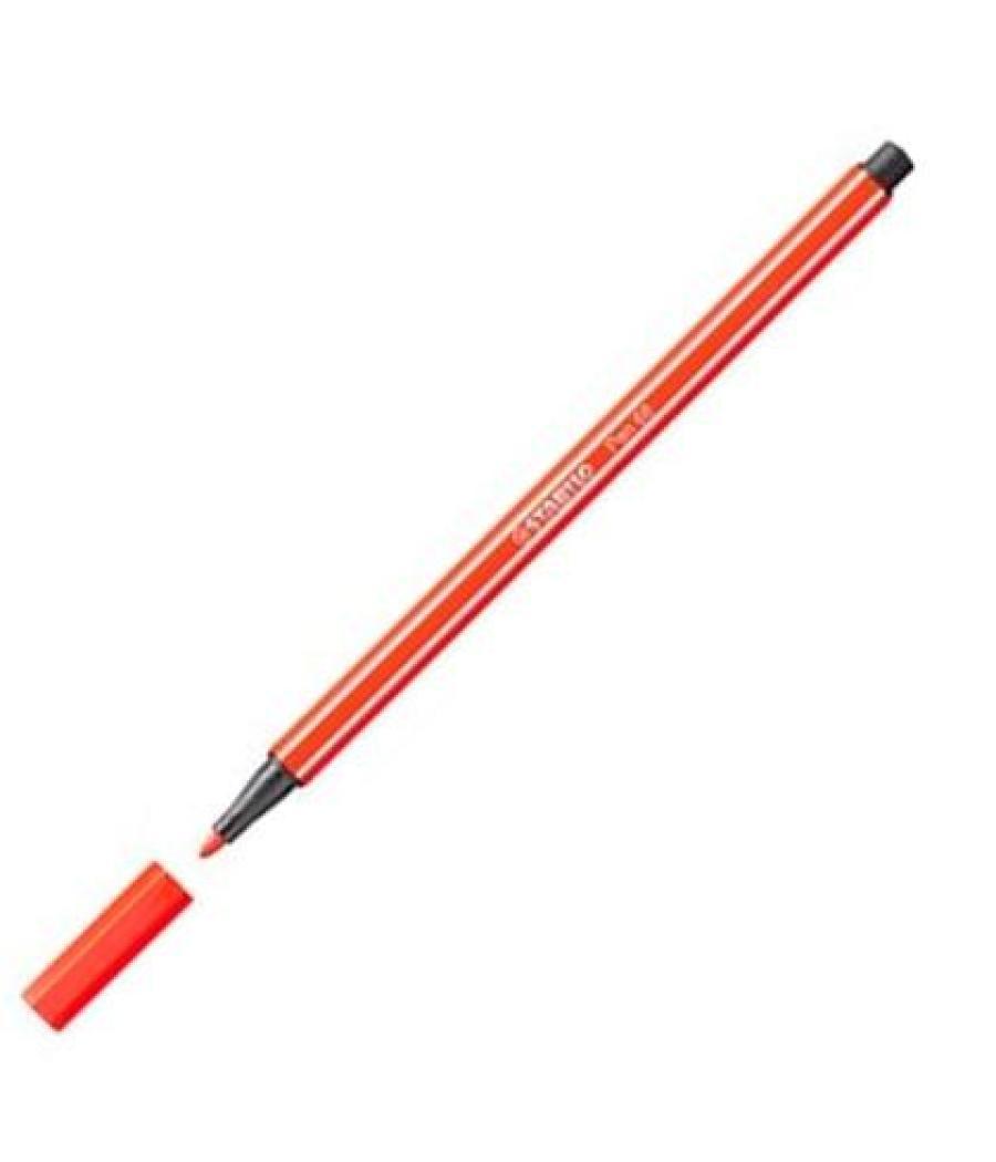 Stabilo pen 68 rotulador rojo -10u-