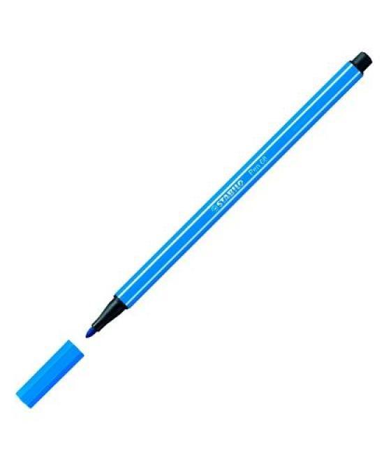 Stabilo rotulador pen 68 azul oscuro caja 10 ud