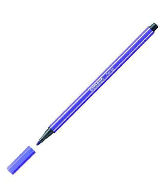 Stabilo pen 68 rotulador violeta -10u-