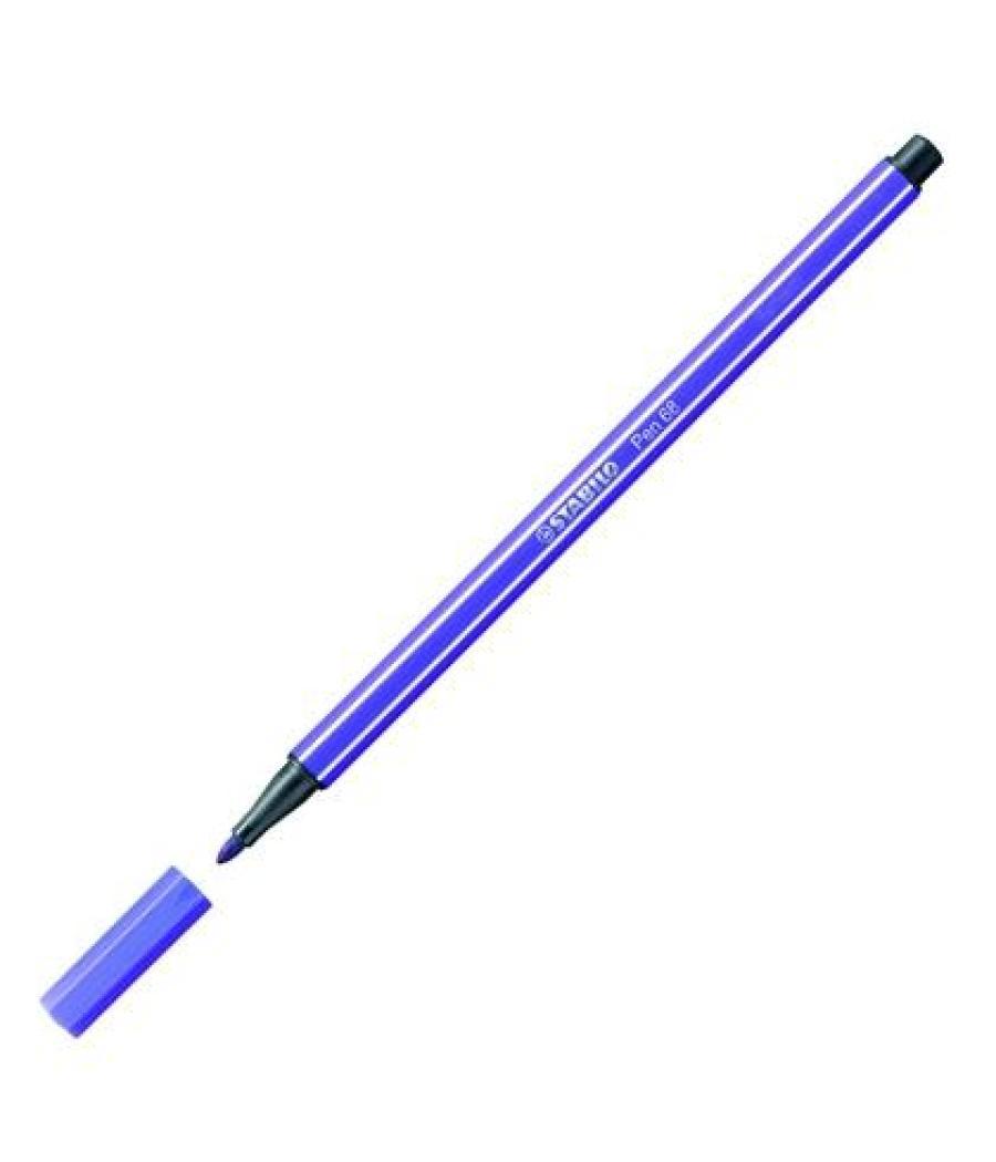 Stabilo pen 68 rotulador violeta -10u-