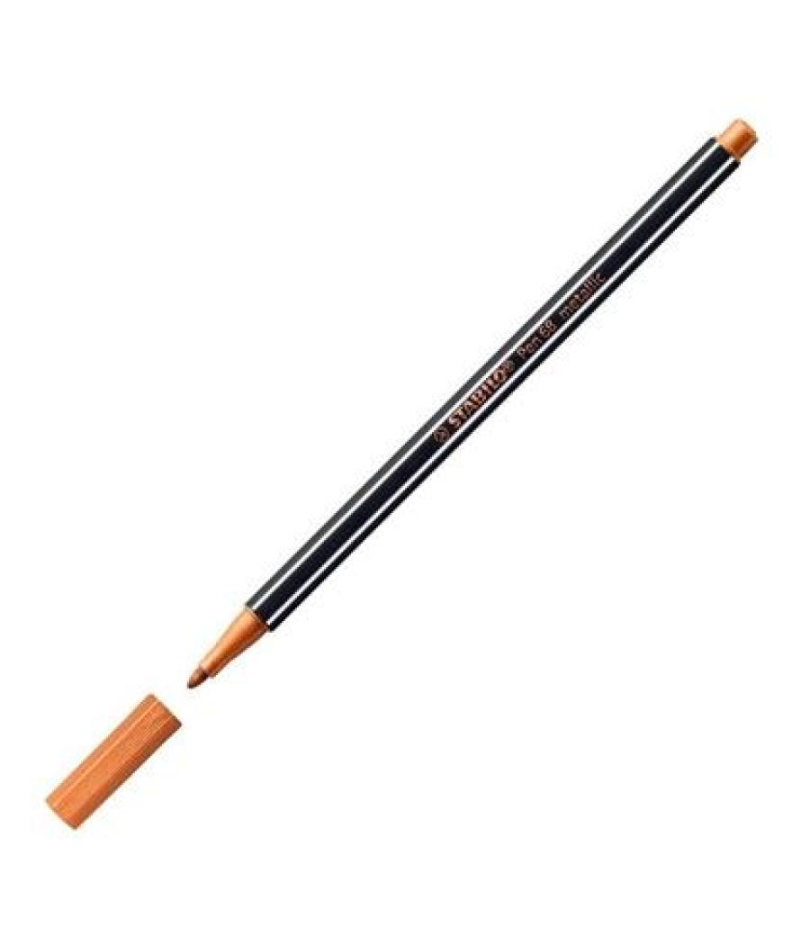 Stabilo pen 68 metallic rotulador cobre caja -10u-