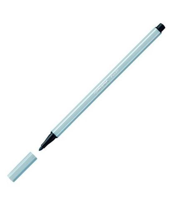 Stabilo rotulador pen 68 gris claro caja 10 ud