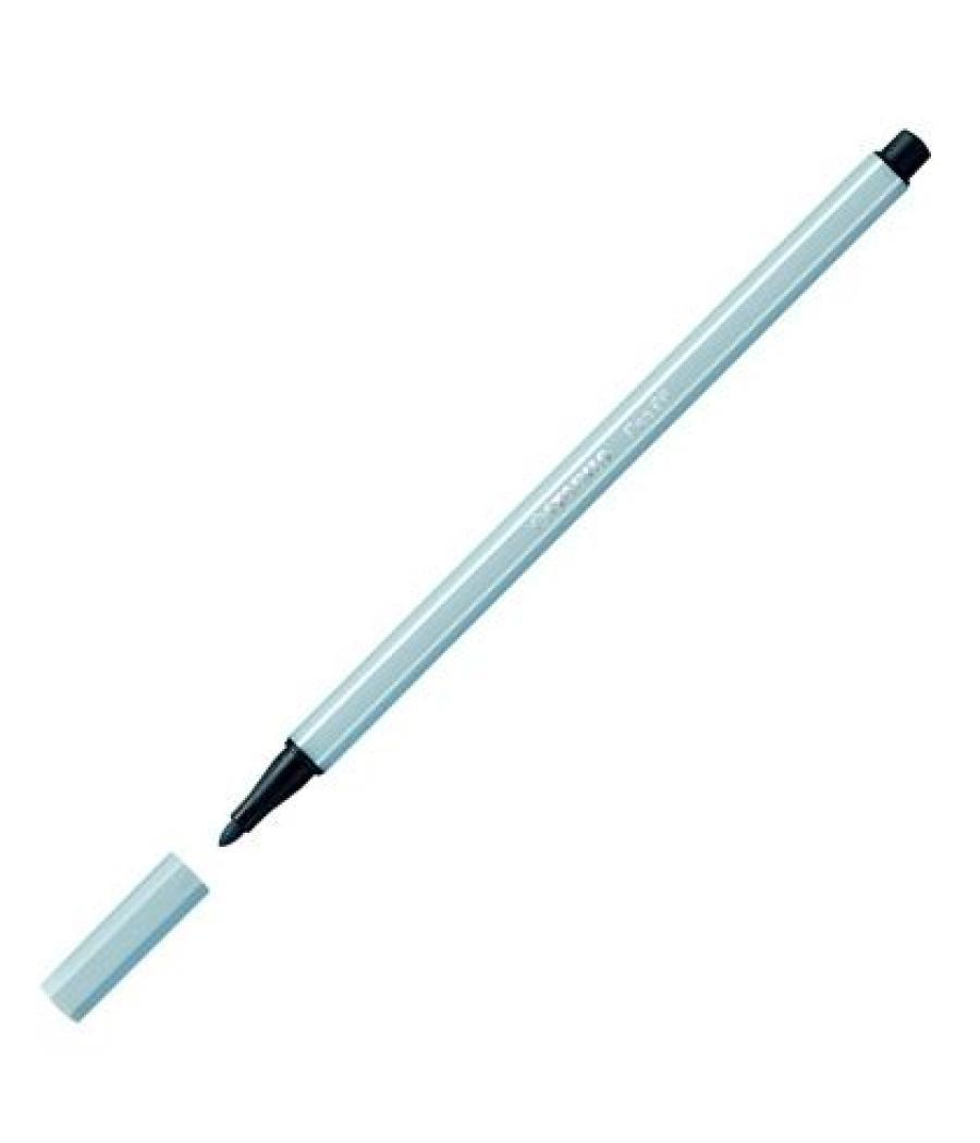 Stabilo pen 68 rotulador gris claro -10u-