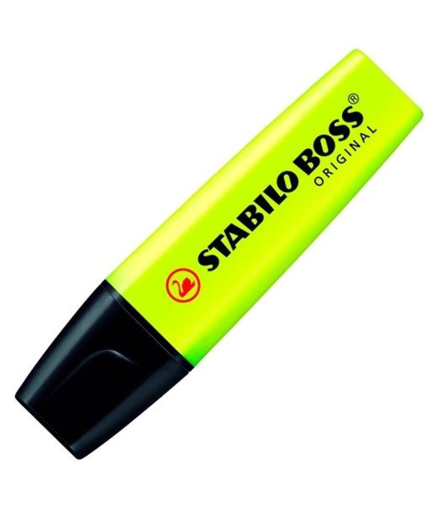 Stabilo boss marcador fluorescente amarillo