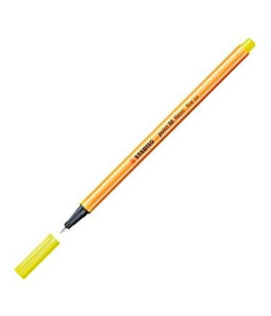 Stabilo point 88 rotulador amarillo neón -10u-