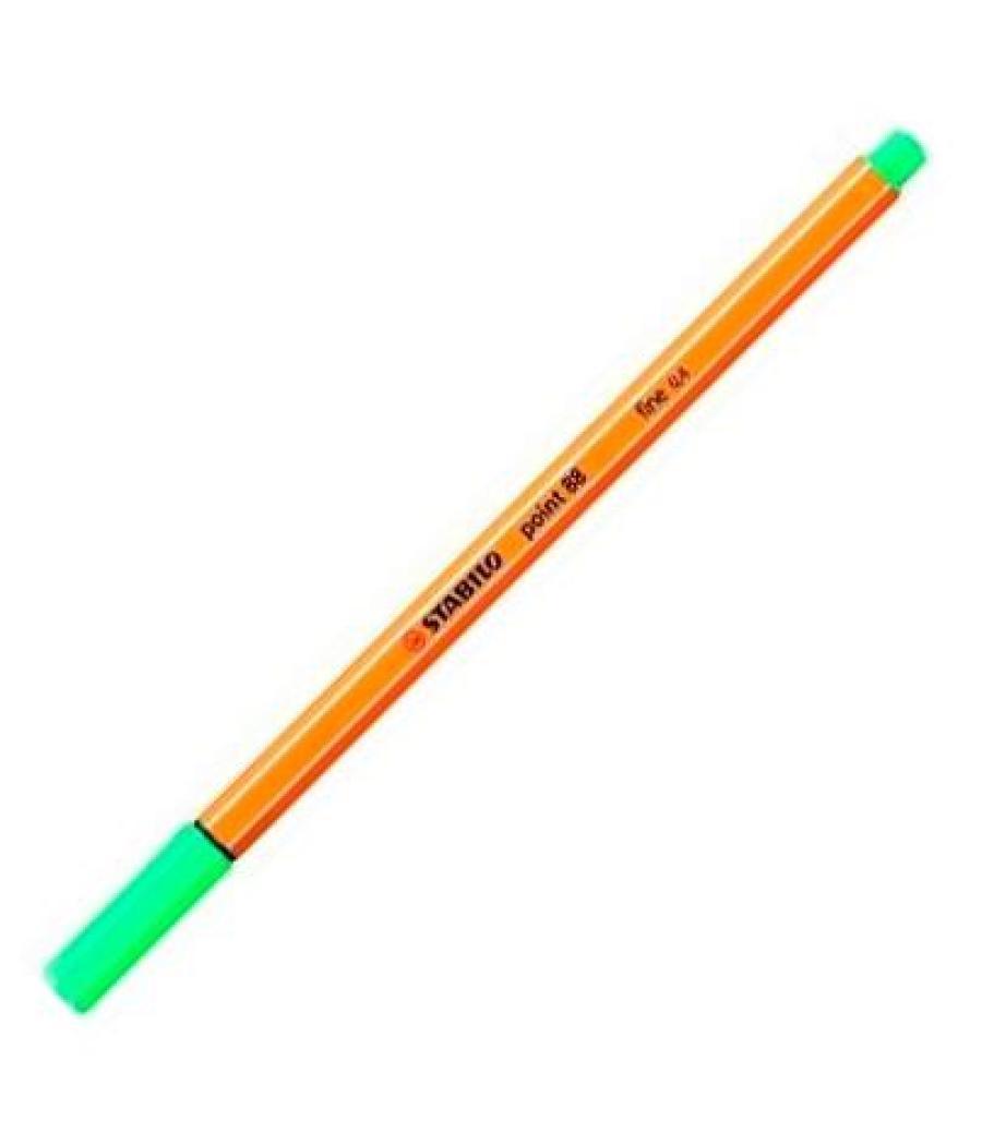 Stabilo point 88 rotulador verde hielo -10u-