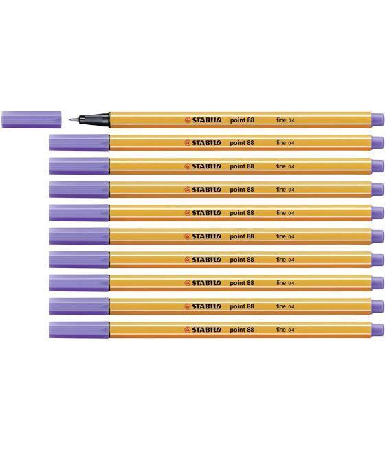 Stabilo point 88 rotulador malva -10u-