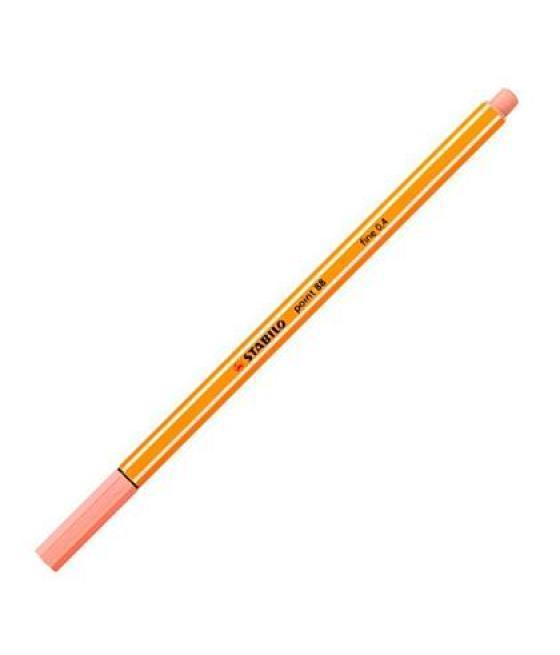 Stabilo rotulador point 88 albaricoque caja 10 ud
