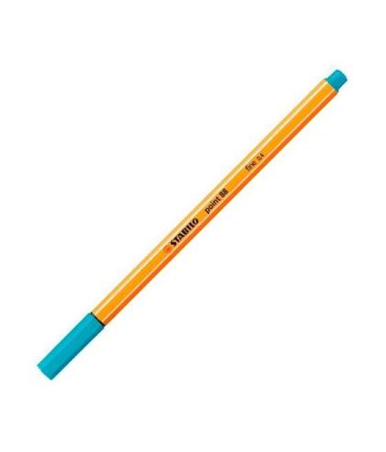 Stabilo point 88 rotulador azul claro -10u-
