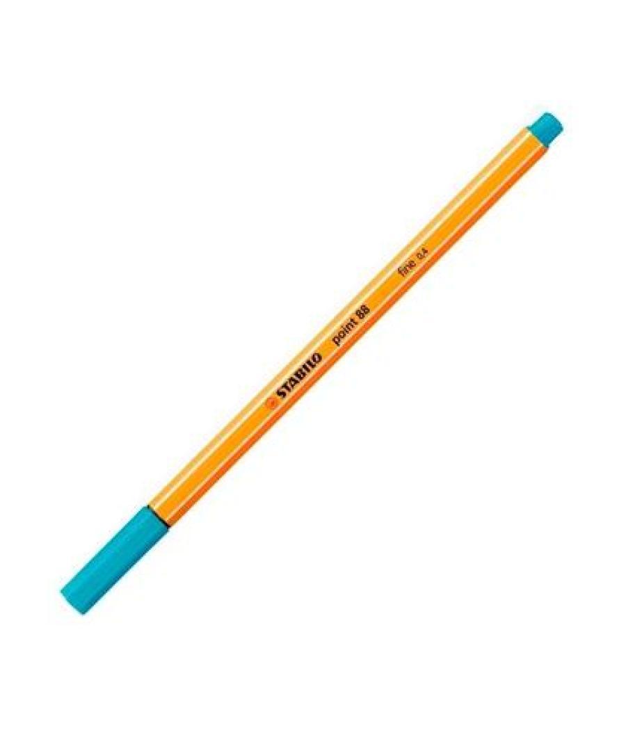 Stabilo point 88 rotulador azul claro -10u-