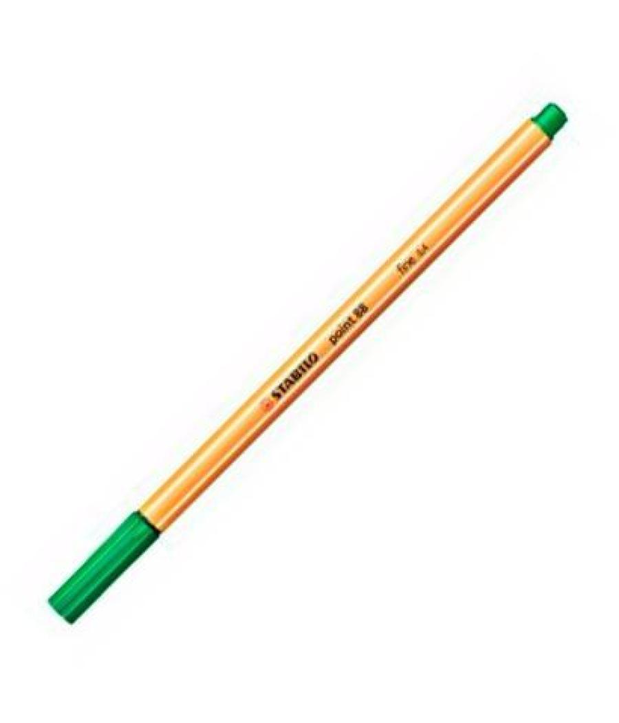 Stabilo point 88 rotulador verde -10u-