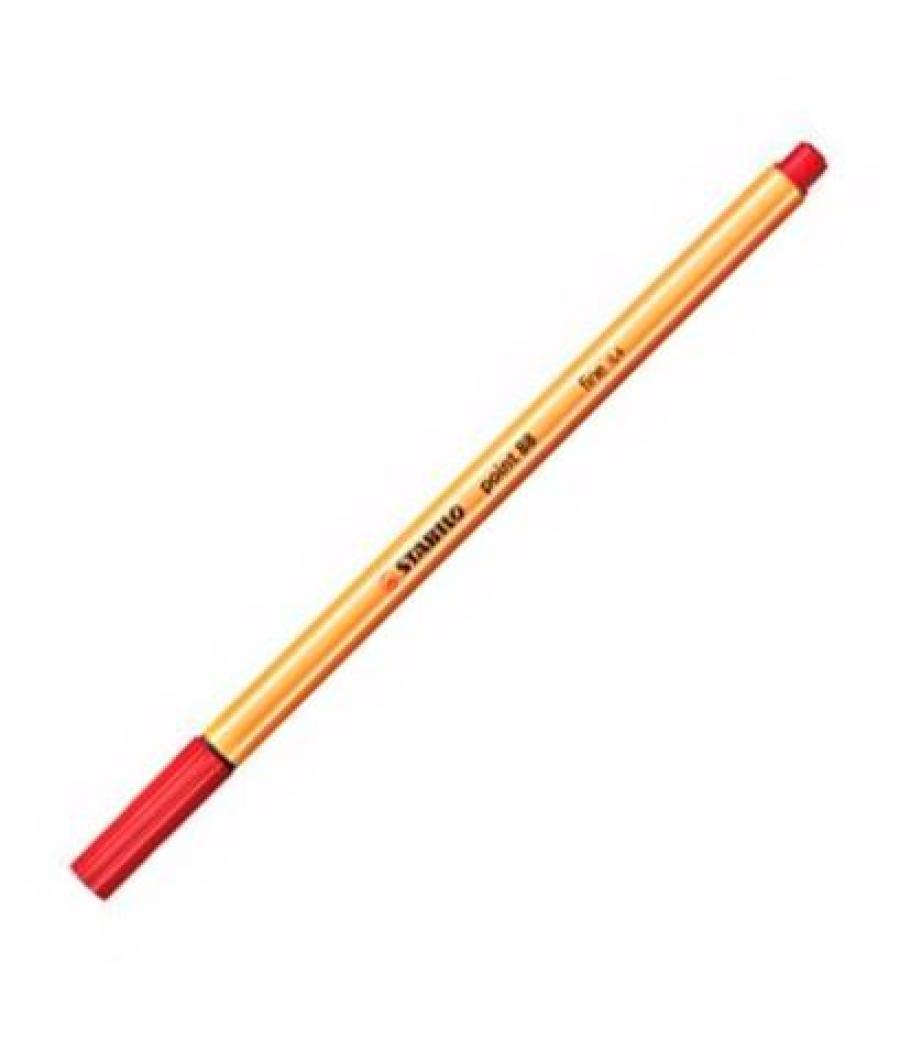 Stabilo point 88 rotulador rojo -10u-