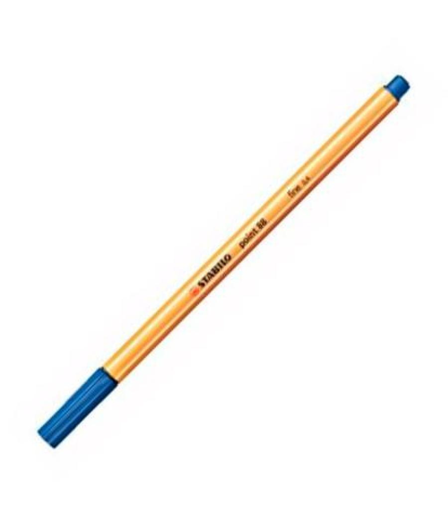 Stabilo point 88 rotulador azul -10u-