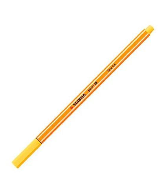 Stabilo point 88 rotulador amarillo -10u-