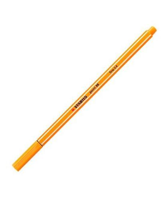 Stabilo point 88 rotulador naranja -10u-