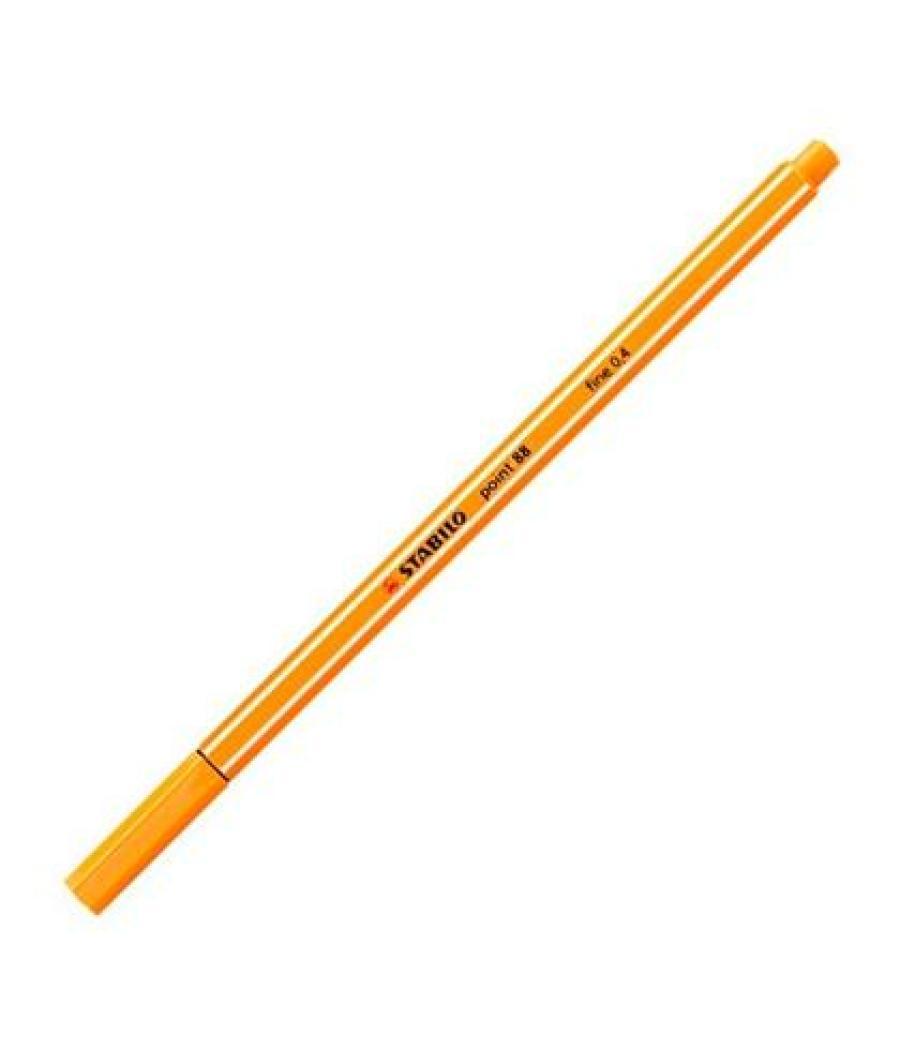 Stabilo point 88 rotulador naranja -10u-