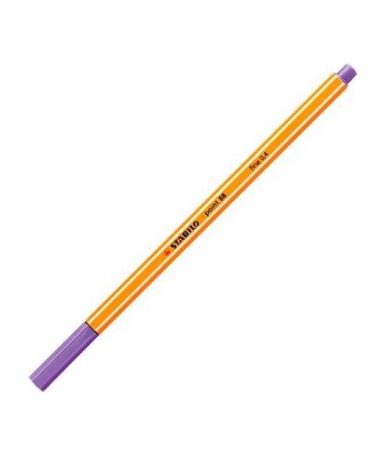 Stabilo point 88 rotulador violeta -10u-