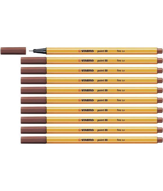 Stabilo point 88 rotulador siena -10u-