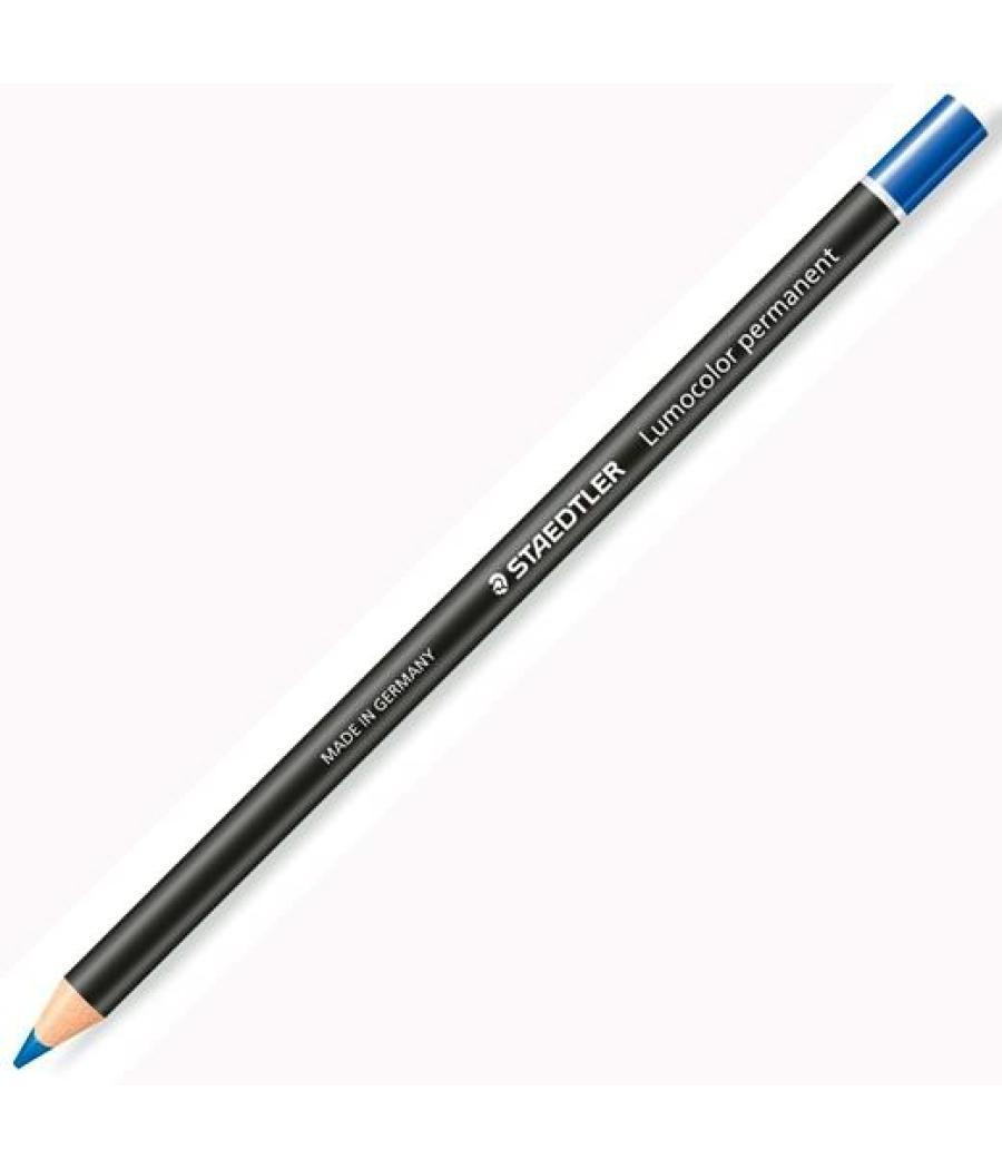 Staedtler lápiz lumocolor permanent glasochrom marcador en seco azul