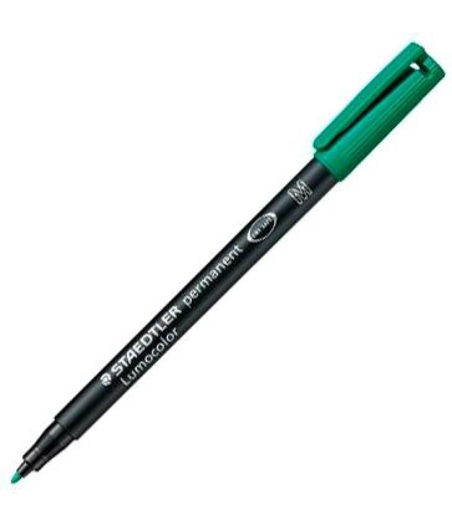 Staedtler rotulador permanente lumocolor 317-5 m verde