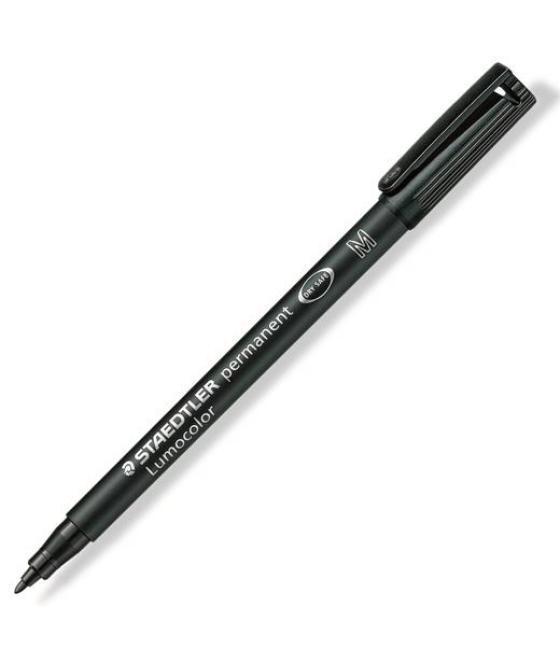 Staedtler rotulador permanente lumocolor 317-9 m negro