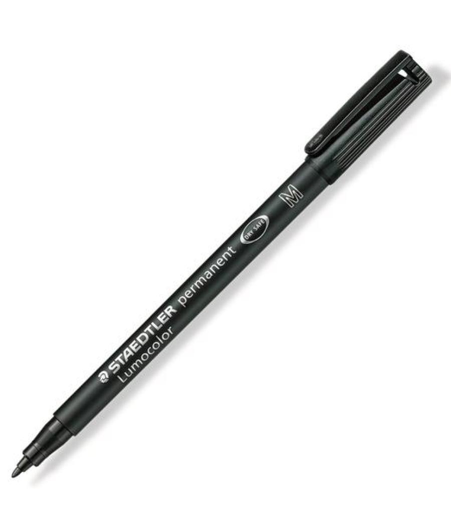 Staedtler rotulador permanente lumocolor 317-9 m negro