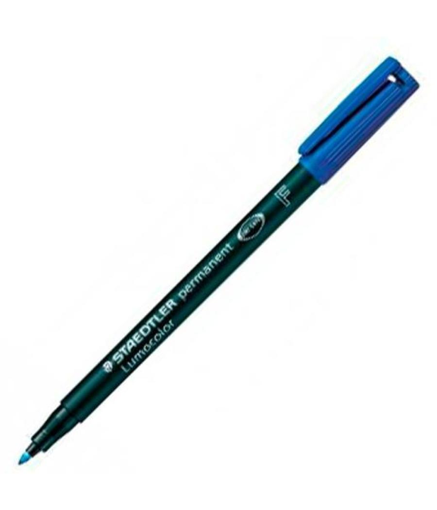 Staedtler rotulador permanente lumocolor 318-3 f azul