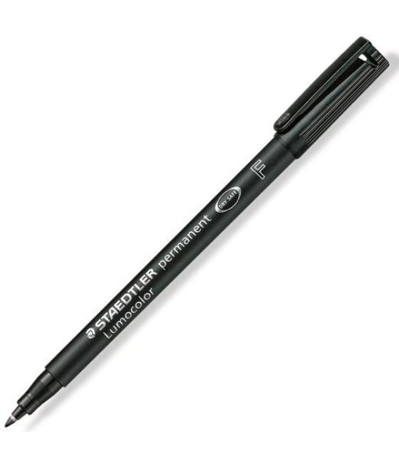 Staedtler rotulador permanente lumocolor 318-9 f negro