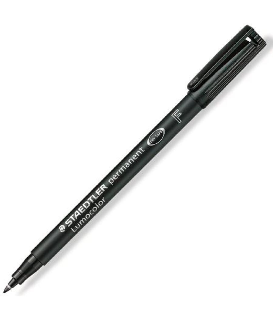 Staedtler rotulador permanente lumocolor 318-9 f negro