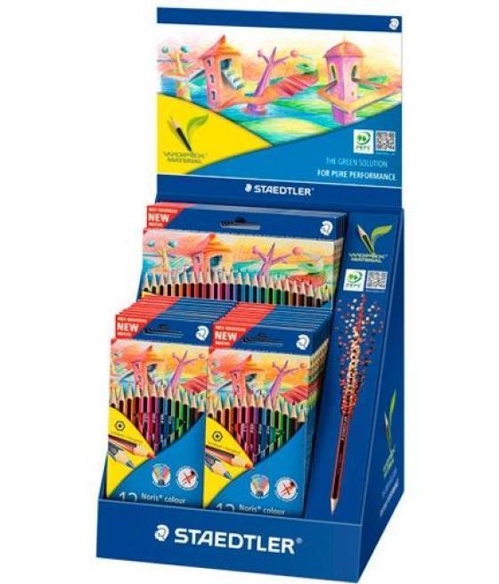 Staedtler lápices de colores wopex ecológico c/surtidos expositor c12-20u - c24-5u-