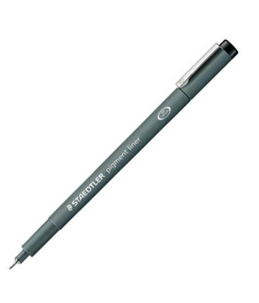 Staedtler rotulador calibrado pigment liner 0.8mm negro
