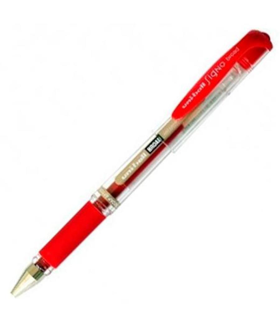Uniball rollerball signo broad um-153 w rojo -12u-