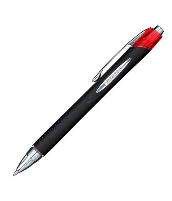 Uniball rollerball jetstream sxn-210 retráctil 1.0mm rojo caja 12 ud
