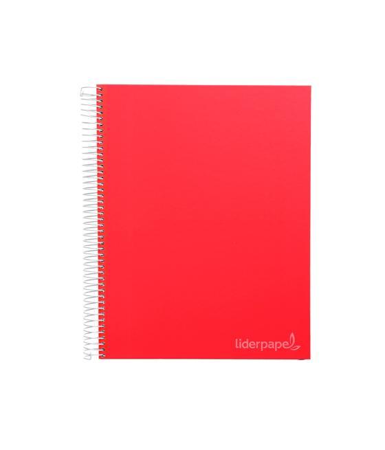 Cuaderno espiral liderpapel a4 micro jolly multidisciplina tapa forrada 140h 75gr 28h 5mm 112h hrtal.