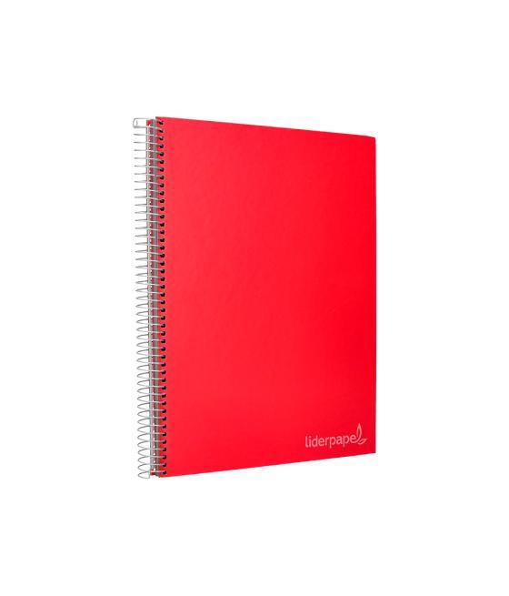 Cuaderno espiral liderpapel a4 micro jolly multidisciplina tapa forrada 140h 75gr 28h 5mm 112h hrtal.