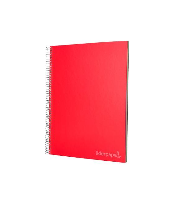 Cuaderno espiral liderpapel a4 micro jolly multidisciplina tapa forrada 140h 75gr 28h 5mm 112h hrtal.