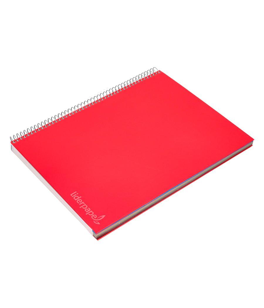 Cuaderno espiral liderpapel a4 micro jolly multidisciplina tapa forrada 140h 75gr 28h 5mm 112h hrtal.