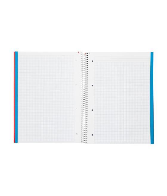 Cuaderno espiral liderpapel a4 micro jolly multidisciplina tapa forrada 140h 75gr 28h 5mm 112h hrtal.