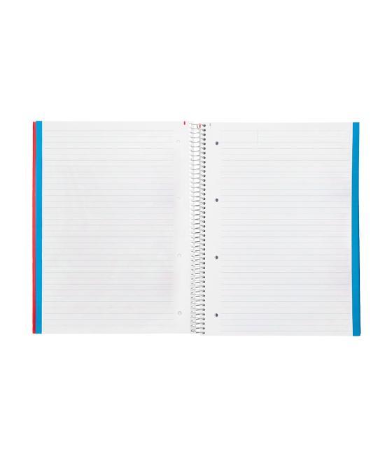 Cuaderno espiral liderpapel a4 micro jolly multidisciplina tapa forrada 140h 75gr 28h 5mm 112h hrtal.