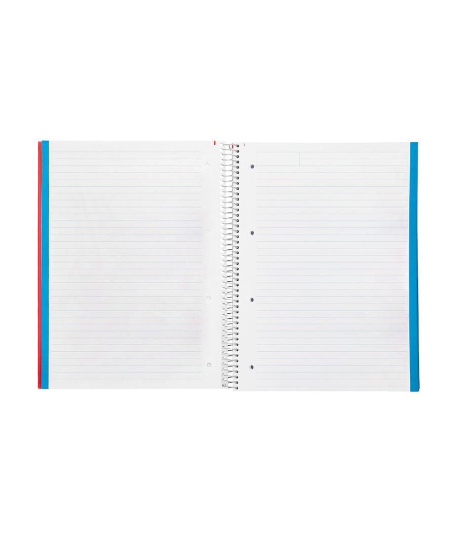 Cuaderno espiral liderpapel a4 micro jolly multidisciplina tapa forrada 140h 75gr 28h 5mm 112h hrtal.