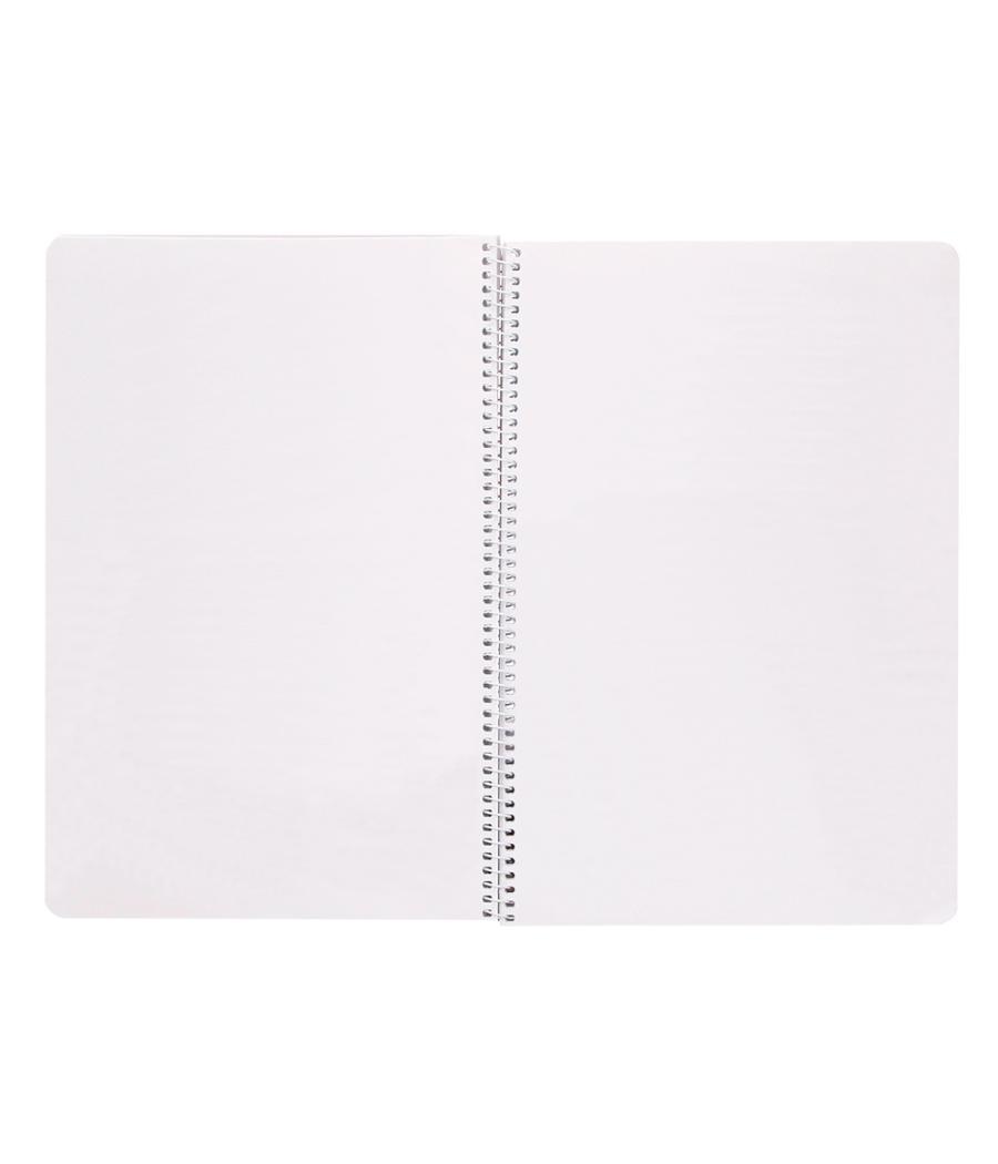 Cuaderno espiral liderpapel folio witty tapa dura 80h 75gr liso sin margen colores surtidos