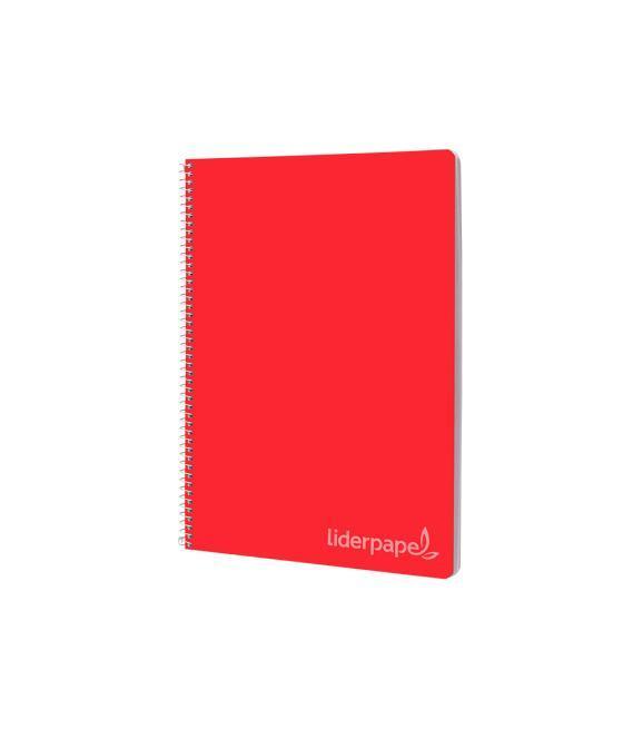 Cuaderno espiral liderpapel folio witty tapa dura 80h 75gr cuadro 6mm con margen colores surtidos